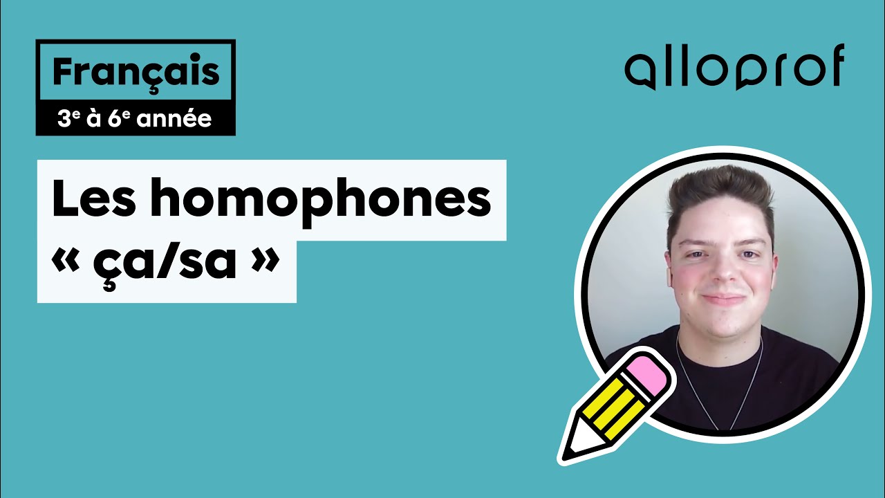 Les homophones « ça/sa » | Primaire