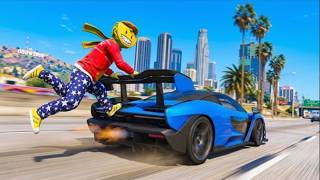MI PRIMERA CARRERA CON EL COCHE CON VELOCIDAD INFINITA!! - GTA 5 ONLINE