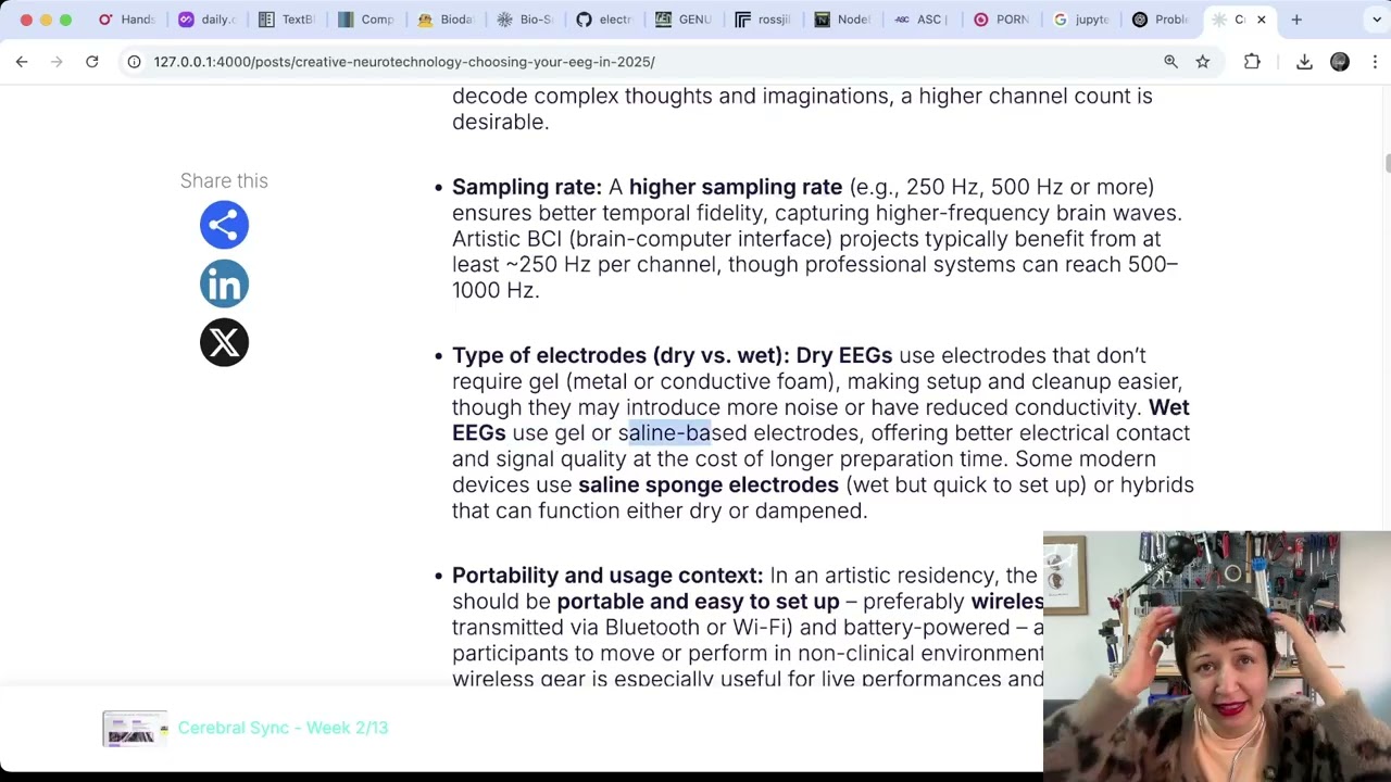 Creative Neurotechnology - Choosing Your EEG in 2025