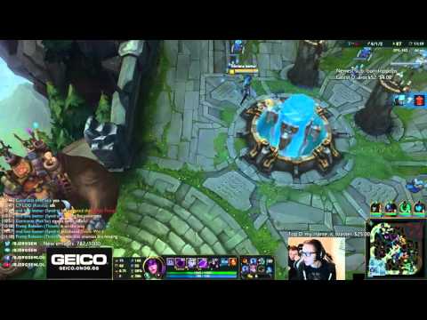 Bjergsen as Syndra vs Vel'Koz Mid   S6 Preseason Challenger Ranked Gameplay