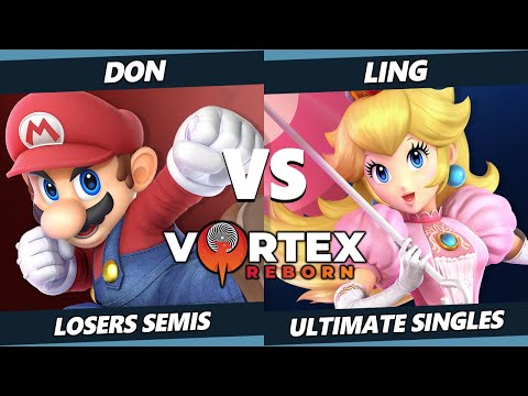 Vortex Legends 17 Losers Semis - Don (Mario) Vs. Ling (Peach) SSBU Ultimate Tournament