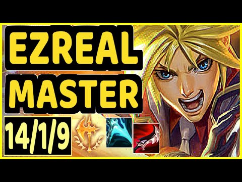 EZREAL - 14/1/9 KDA BOTTOM ADC GAMEPLAY - EUW Ranked MASTER