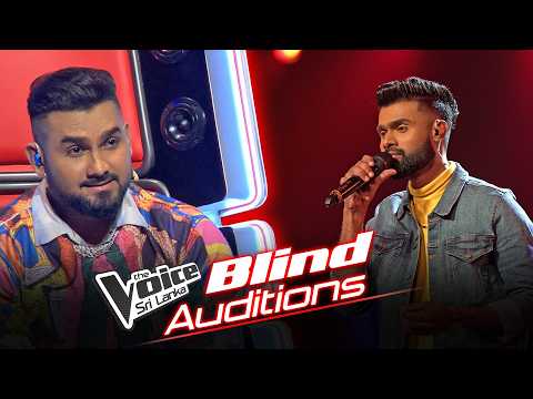 Niroshan Weerasinghe | Kath Kawuruwath (කාත් කවුරුවත්) | Blind Auditions | The Voice Sri Lanka