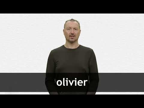 How to pronounce OLIVIER in French