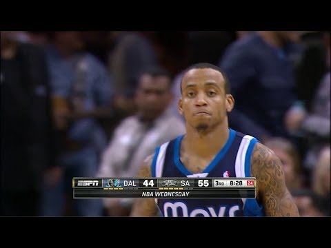 2014.01.08 - Monta Ellis Full Highlights at Spurs - 21 Pts