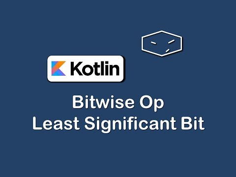 bitwise op least significant bit in kotlin