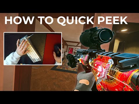 How to QUICK PEEK for beginners in Rainbow Six Siege