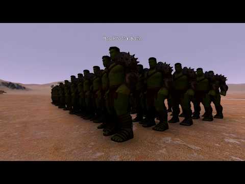 100 Hulk vs 1000 Werewolf - Ultimate Epic Battle Simulator