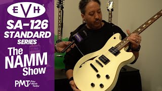 Video thumbnail for NEW EVH SA-126 'Standard' - A More Affordable Semi Hollow Shred Machine! - NAMM2025 by PMTVUK