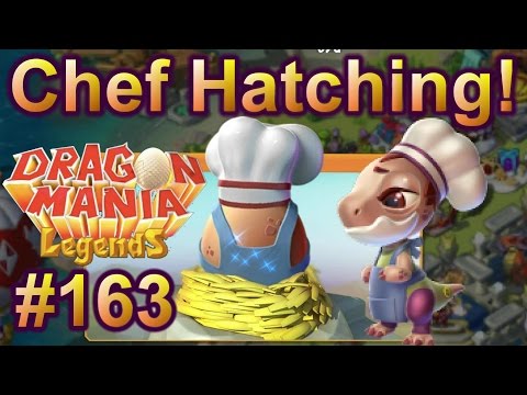 Chef Dragon Hatching + Gem Giveaway Finished - Dragon Mania Legends #163