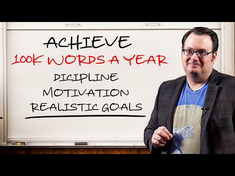 How to Write a 100K Words a Year - Brandon Sanderson Writing Advice