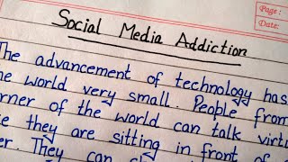 Social Media Addiction || Social media addiction essay in english