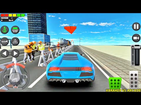 Car Driving School 2021 - Amazing Sport Car Unlocked | Blue Car Driving Simulator - Android Gameplay