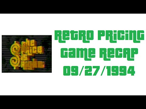 TNPIR '94 Retro Pricing Game Recap | 9/27/1994
