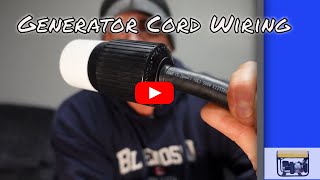 Generator Cord Wiring | How To Make Up A Cord | L14-30R