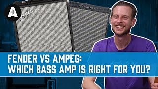 Video thumbnail for Fender Rumble vs Ampeg Rocket - Which Bass Amp is Right for YOU? by Andertons Music Co