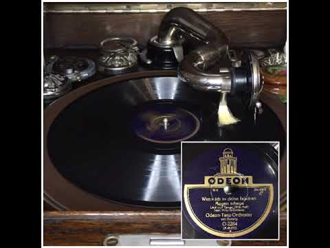 Odeon-Tanz-Orchester: Wenn ich in deine falschen Augen schaue 1927 (Odeon O-2284)