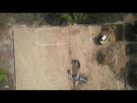 Pool building of phase one, Mavic Air 2 Thailand