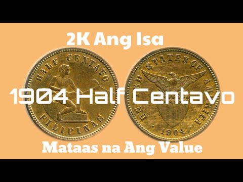#RalfRetro# #Uspi1904halfCentavo# USPi 1904 half centavo HTF uncirculated condition