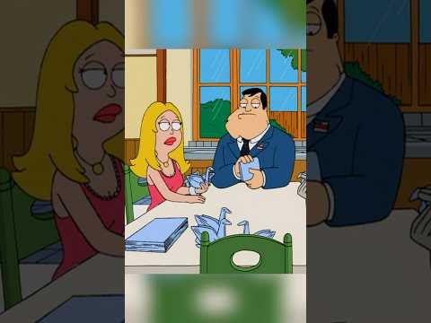 Francine is making duck for napkins #shorts #americandad