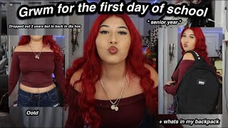 FIRST DAY OF SCHOOL GRWM💅🏻💕
