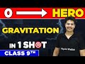 GRAVITATION In One Shot From Zero To Hero Class 9th
