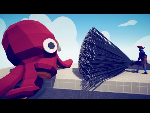 BIG OCTOPUS vs EVERY GOD - Totally Accurate Battle Simulator TABS