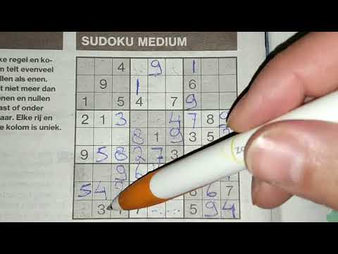 Enough, overload of sudokus today.  Medium Sudoku puzzle (#326) 11-13-2019 part 2 of 3