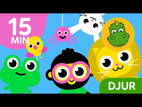 Bolibompa Mini: Mixade favoriter: DJUR 15 minuter