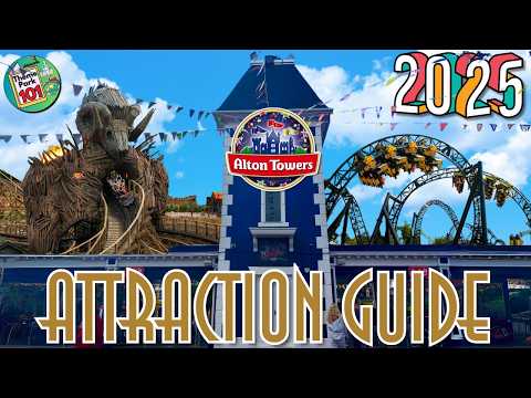 Alton Towers RIDES & ATTRACTIONS - 2025 - UK's BEST Theme Park