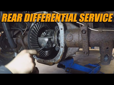 Rear axle seals and differential/t-case fluid service 1998 Ford Ranger XLT.