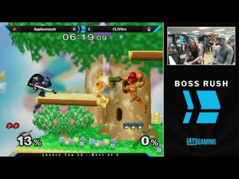 Boss Rush: Duck Losers Top 12 - Applesmaush (Samus) vs Vitro (Marth)