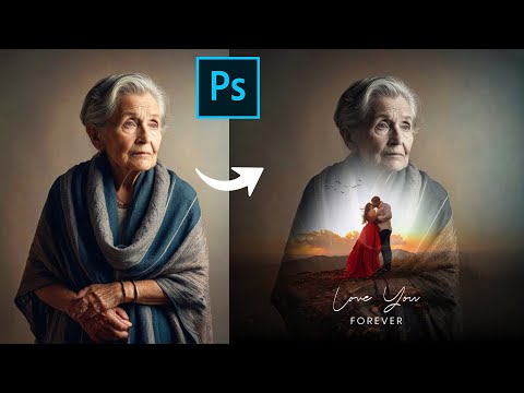 Double Exposure Effect in Photoshop | Easy & Creative Tutorial #photoshoptutorial