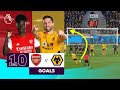 10 ASTOUNDING Arsenal vs Wolves Goals | Premier League | Saka, Moutinho & more!