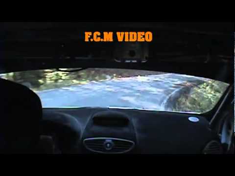 CameraCar Rally Ronde della Val d'Aveto 2011 Tadone - Parodi Renault New Clio R3C 1° di classe