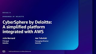 AWS re:Inforce 2024 - CyberSphere by Deloitte: A simplified platform integrated with AWS (SEC421-S)