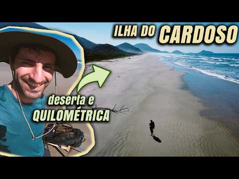Camping on the isolated CARDOSO ISLAND, with huge DESERTED BEACHES (Southeast BRAZIL) | T09 E3