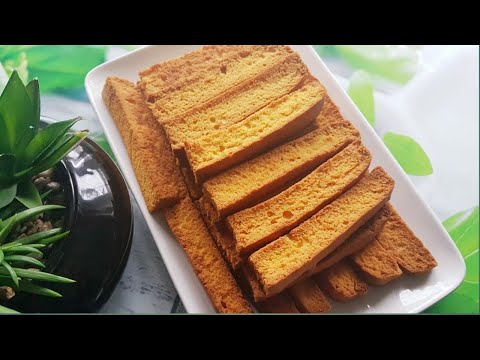 Cake Rusk Recipe | Crispy And Tasty Cake Rusk | Cook with Fazila