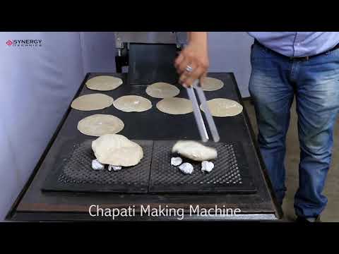 Semi Cooked Chapati Making Machine