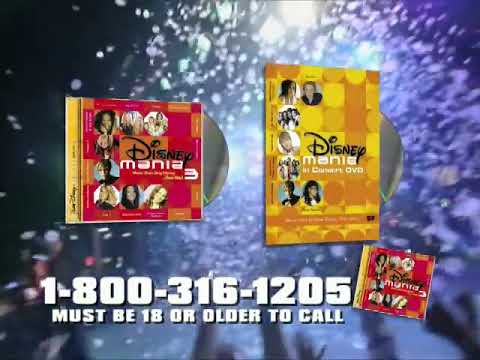 Disneymania 3 TV ad beat-cut montage emphasizing pop-rock energy