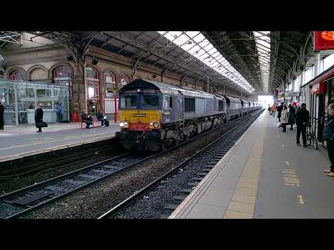 (HD) Freightliner 66419 passing Preston on 4S42 1/4/2015