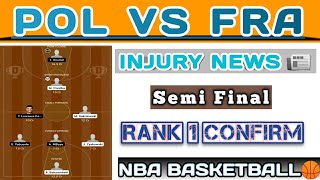 POL VS FRA FIBA BASKETBALL TEAM | POL VS FRA DREAM11 TEAM | POL VS FRA DRRAM11 PREDICTION | POL_FRA