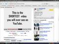 Re THE SHORTEST VIDEO ON YOUTUBE EVER