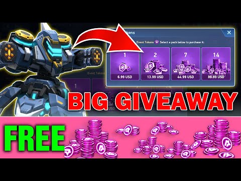 NEW YEAR 2026 GIVEAWAY! 🎁 Free A-Coins & Blizzfrost Tokens | Mech Arena