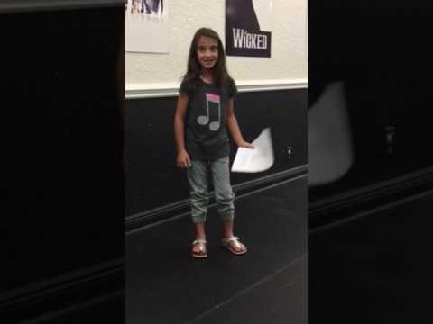 "Disneyland" from Smile: The Musical  Reina Özbay (7) practice session
