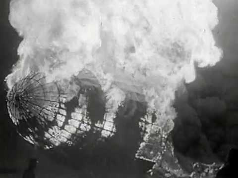 Hindenburg Disaster newsreel paired with Herbert Morrison recording