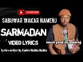 sabuwar wakar namenj ( sarmadan ) video lyrics #Arewafly Tv