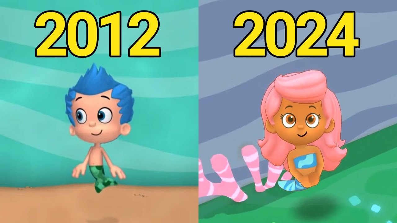 Evolution of Bubble Guppies Games (2012-2024)