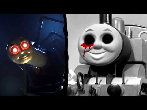 THOMAS THE TANK ENGINE.EXE?! REACTING TO THE CREEPIEST AND SCARIEST THOMAS HORROR ANIMATIONS
