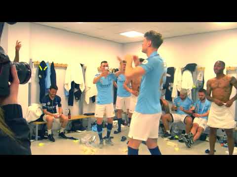 John Stones Dancing After Manchester City Crowned Champions